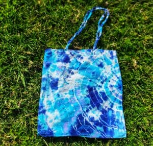 dyed tote bag