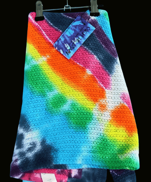 Rainbow Heart Baby Blanket