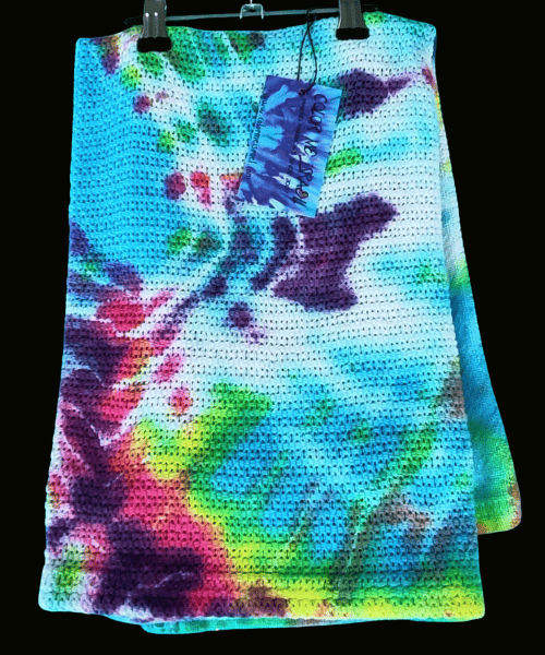 Blue Hearts Baby Blanket