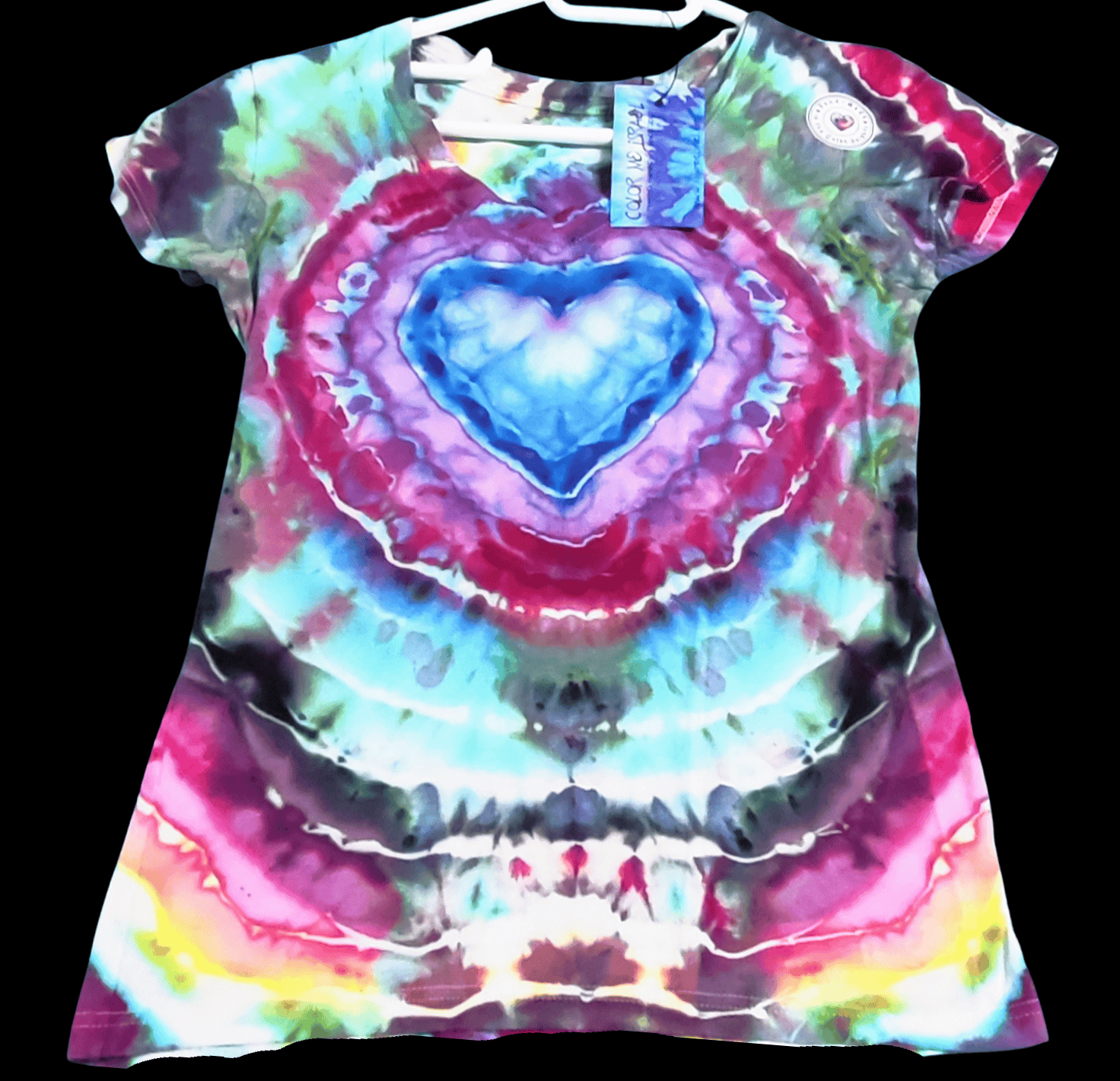 Ice-Dyed Heart - Size XS