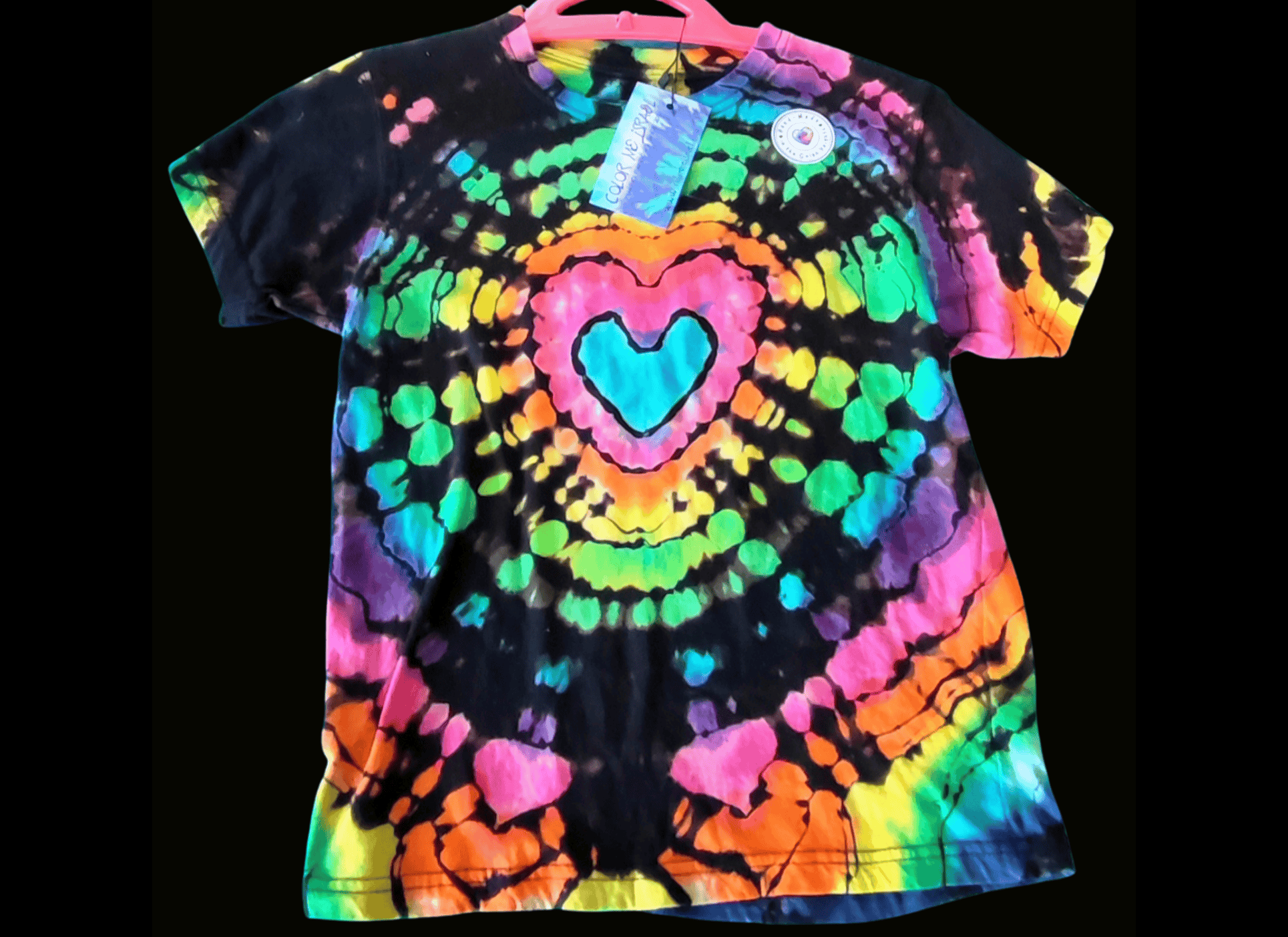 Rainbow Reverse Heart - Size 10