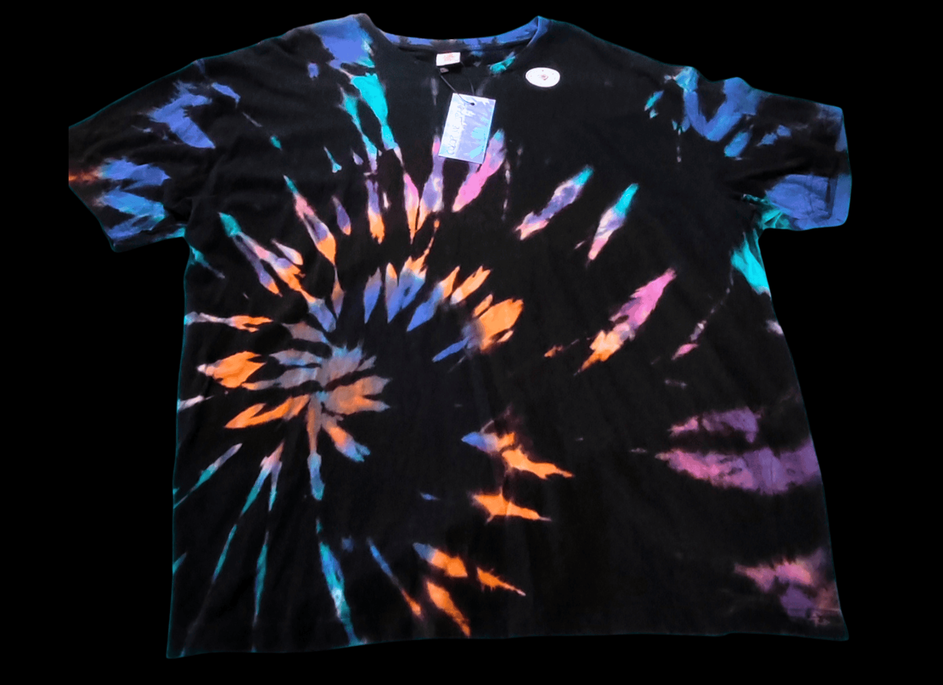 Rainbow Reverse Spiral